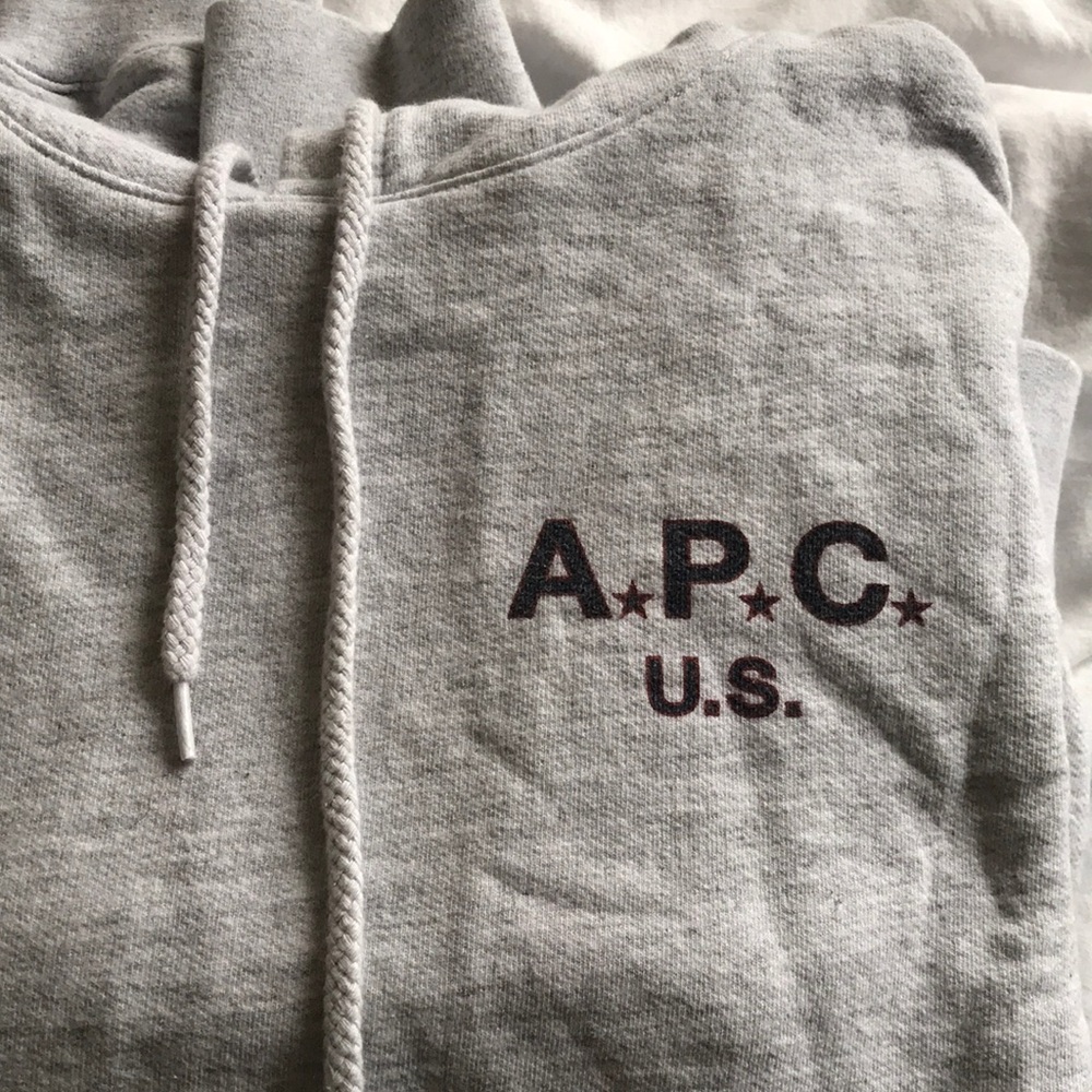 APC grey sweatshirt